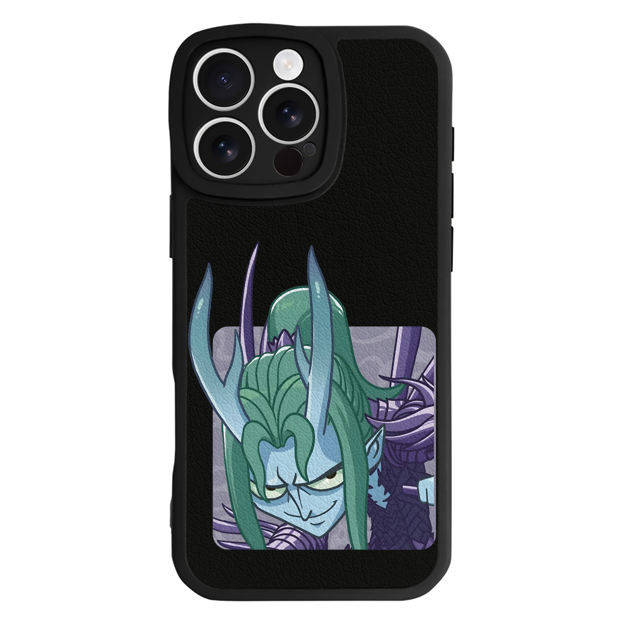 （画像用） Ne Zha 2 ナタ 魔童の大暴れ 【iPhone 16シリーズ対応】シリコンスマホケース（レザー調） 材質：シリコン